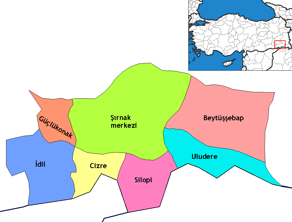 ŞIRNAK (Tüm bölgeler)